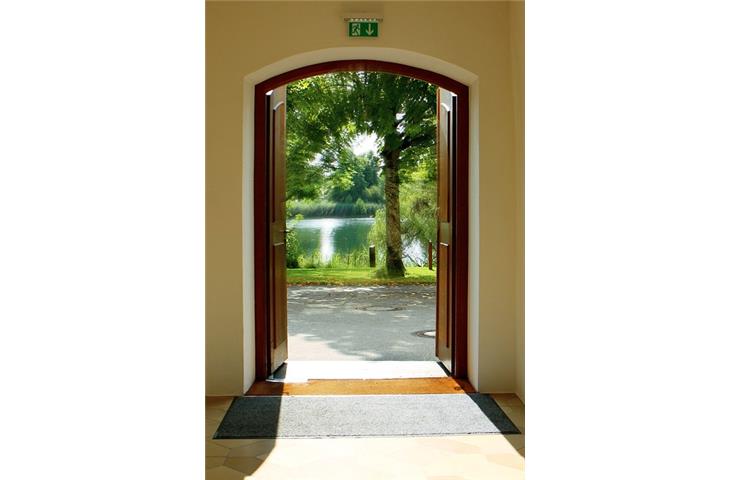 exit device door