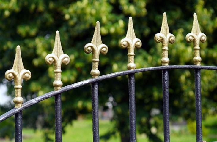 wrought iron gate hinges