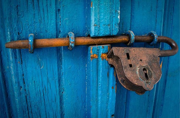 door lever mechanism