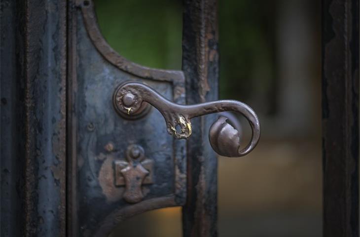 steel security door handles and locks
