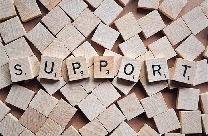 positioning support for equipment