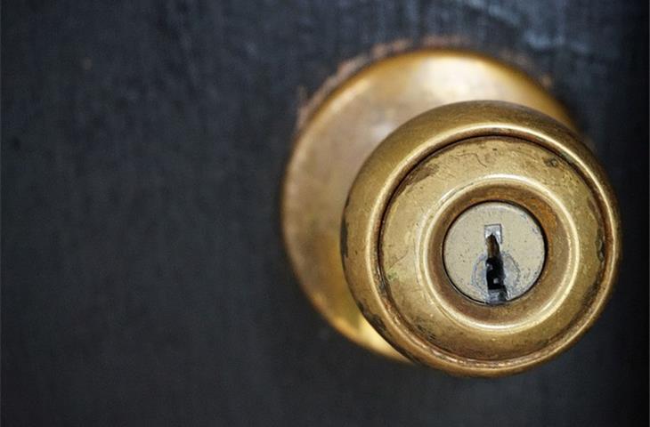 no key door knob