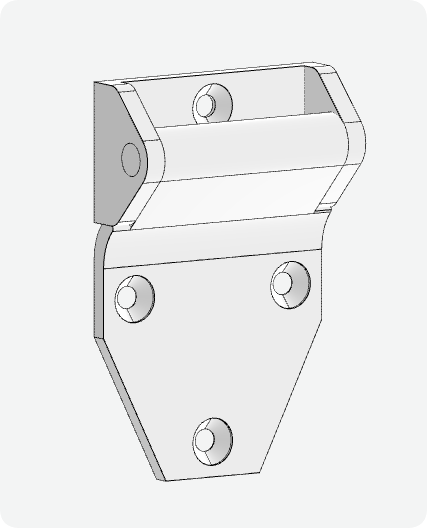 XG02-122: 3D Design of a Heavy-Duty Hinge