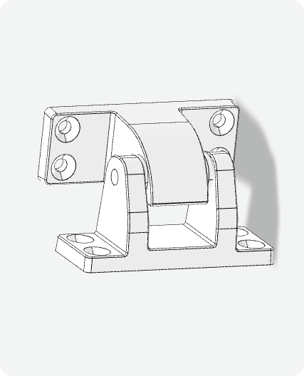 XG02-084: 3D Design of a Heavy-Duty Hinge
