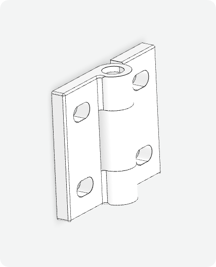 XG02-124: 3D Design of a Heavy-Duty Hinge