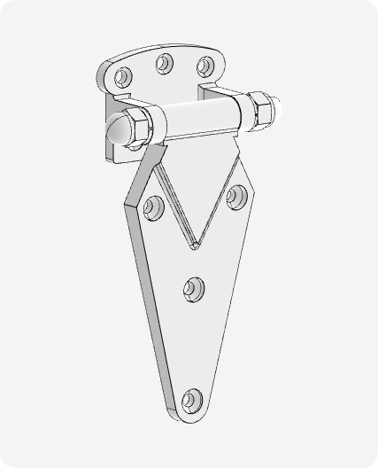 XG02-130: 3D Design of a Heavy-Duty Hinge